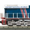 MTH RailKing 30-20800-1 O Gauge GE ES44AC Diesel Joe Biden #2020 With Caboose - Like New USED