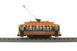 MTH RailKing 30-5213 O Gauge Bump-N-Go Trolley With LED Lights Halloween - Transylvania