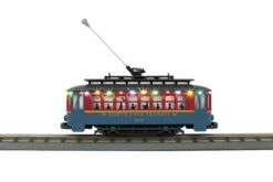 MTH RailKing 30-5218 O Gauge Bump-N-Go Trolley With LED Lights North Pole