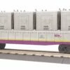 MTH RailKing 30-7267 O Gauge Gondola With LCL Containers MTH Club - NOS