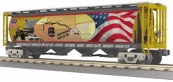 MTH Railking 30-75708 O Gauge 4 Bay Cylindrical Hopper Union Pacific "Big Boy" 4014