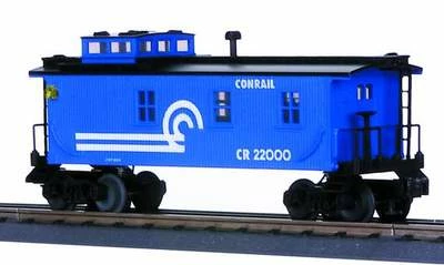 MTH RailKing RK-7708L O Gauge Woodside Caboose Conrail CR 22000 - NOS 1 MTH RailKing RK-7708L O Gauge Woodside Caboose Conrail CR 22000 - NOS