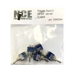 NCE 5240304 TS5D 125V - 5A On/On DPDT Toggle Switch 6 Pack