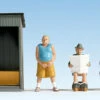 Noch 36560 N Scale Toilet Stories Figures
