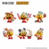 Pac-Man Shokuzenshokubi Deformed Figure 6Pack BOX