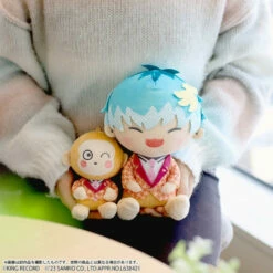 PataPataPeppy X Rosho Tsutsujimori Hypnosis Mic SANRIO NAKAYOKU EDIT Plush Toy Set -Bandai Sales Store patapatapeppy x rosho tsutsujimori hypnosis mic sanrio nakayoku edit plush toy set 1