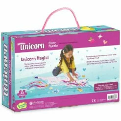 SHIMMERY UNICORN 44 PIECE FLOOR PUZZLE -Bandai Sales Store peaceable kingdom shimmery unicorn 44 piece floor 2