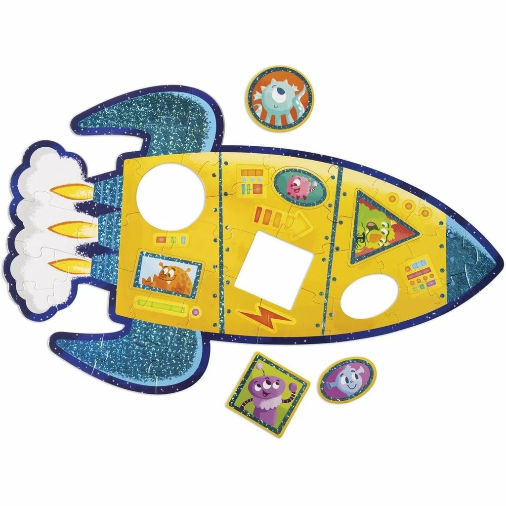 SHINY ROCKET 39 PIECE FLOOR PUZZLE 2 SHINY ROCKET 39 PIECE FLOOR PUZZLE - Image 2