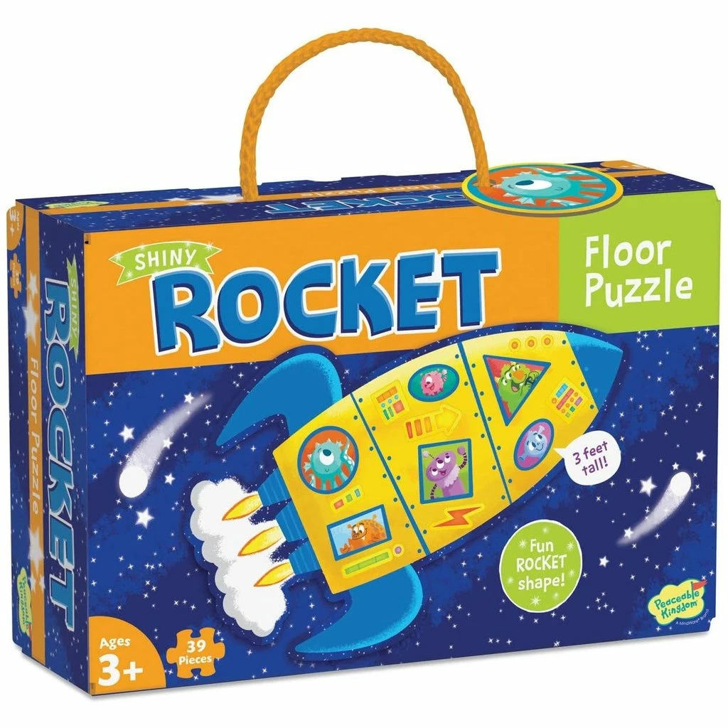 SHINY ROCKET 39 PIECE FLOOR PUZZLE 1 SHINY ROCKET 39 PIECE FLOOR PUZZLE