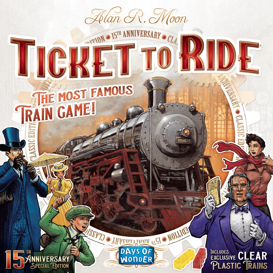 ASMODEE Ticket To Ride: 15th Anniversary Special Edition 1 ASMODEE Ticket To Ride: 15th Anniversary Special Edition