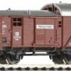PIKO 57708 HO Scale Boxcar Gwhu02 Deutsche Reichsbhan DR III 02-90-30 - NOS