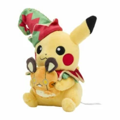 Plush Pikachu & Dedenne Pokémon Christmas Toy Factory Pokemon Center