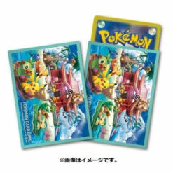 Pokemon Card Game Deck Shield Pokemon Center Okinawa (64 Sleeves) -Bandai Sales Store pokemon card game deck shield pokemon center okinawa 64 sleeves 1