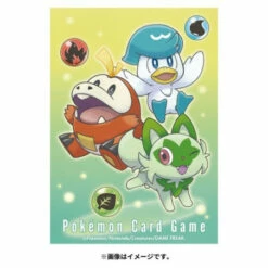 Pokemon Card Game Deck Shield Sprigatito, Fuecoco & Quaxly (64 Sleeves) Pokemon Center -Bandai Sales Store pokemon card game deck shield sprigatito fuecoco quaxly 64 sleeves pokemon center 2