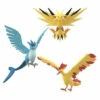 Bandai POKEMON SCALE WORLD Kanto REGION Articuno & Zapdos & Moltres