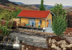 POLA 330881 G Gauge Wood Freight House / Goods Shed Kit