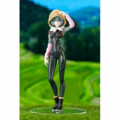 POP UP PARADE Rei Ayanami (Tentative Name): Farming Ver. Rebuild Of Evangelion Figure -Bandai Sales Store pop up parade rei ayanami tentative name farming ver rebuild of evangelion figure 1