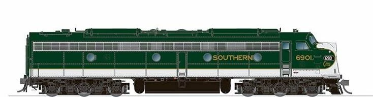Rapido 028534 HO Scale EMD E8A Southern "Crescent" 2925R With DCC And LokSound 1 Rapido 028534 HO Scale EMD E8A Southern "Crescent" 2925R With DCC And LokSound