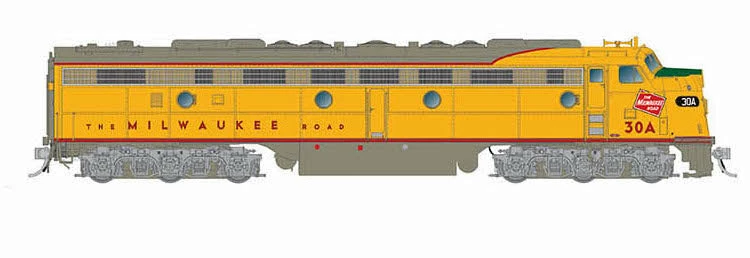 Rapido 028555 HO Scale EMD E8A Milwaukee Road MILW 35A With DCC And Sound 1 Rapido 028555 HO Scale EMD E8A Milwaukee Road MILW 35A With DCC And Sound