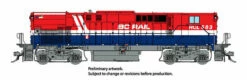 Rapido 033036 HO Scale MLW M420b Diesel British Columbia "Hockey Stick" BCR RCL683/685