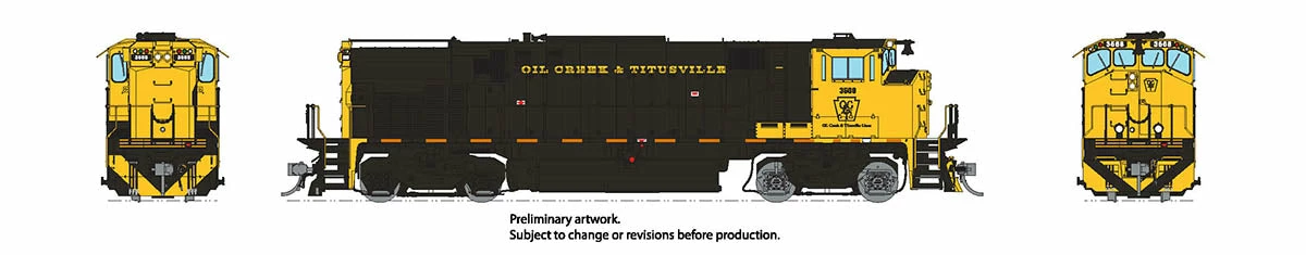 Rapido 033039 HO Scale MLW M420 Diesel Oil Creek & Titusville 3568 2 Rapido 033039 HO Scale MLW M420 Diesel Oil Creek & Titusville 3568 - Image 2