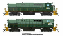 Rapido 033526 HO Scale MLW M420 + M420B Diesel British Columbia BCR 645 + 687 DCC Sound