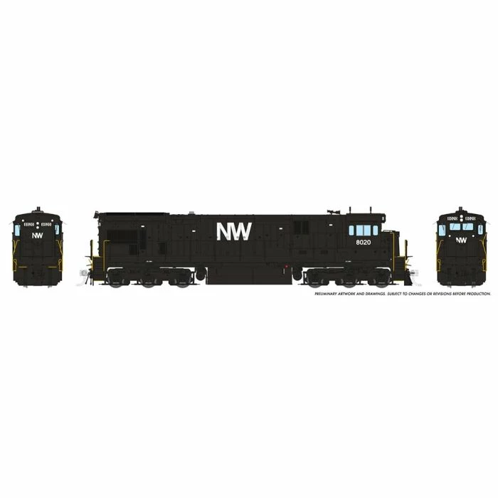 Rapido 042024 HO Scale GE C30-7 Norfolk Western NW 8068 2 Rapido 042024 HO Scale GE C30-7 Norfolk Western NW 8068 - Image 2