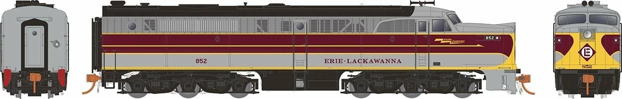 Rapido 23548 HO Scale ALCo PA -1 Diesel Erie Lackawanna EL 854 (DCC & Sound) 2 Rapido 23548 HO Scale ALCo PA -1 Diesel Erie Lackawanna EL 854 (DCC & Sound) - Image 2