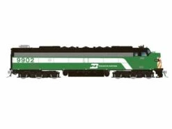 Rapido 28311 HO Scale EMD E8A With HEP Burlington Northern BN 9904