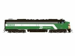 Rapido 28810 HO Scale EMD E8A With HEP Burlington Northern BN 9902 DCC And Sound