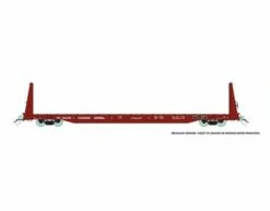 Rapido Trains 147003A HO Scale 62' Bulkhead Flatcar Canadian National CN # Varies