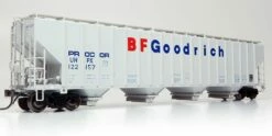 Rapido Trains 157004A HO Scale Procor 5820 Covered Hopper "BF Goodrich" UNPX #'s Vary