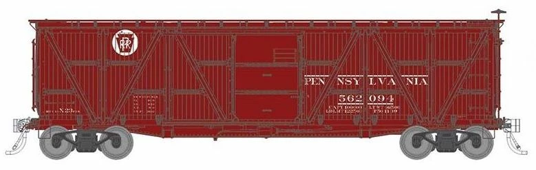 Rapido Trains 177005A HO Scale X23 Boxcar Circle Keystone Pennsylvania PRR Single Car 1 (# Varies) 1 Rapido Trains 177005A HO Scale X23 Boxcar Circle Keystone Pennsylvania PRR Single Car 1 (# Varies)
