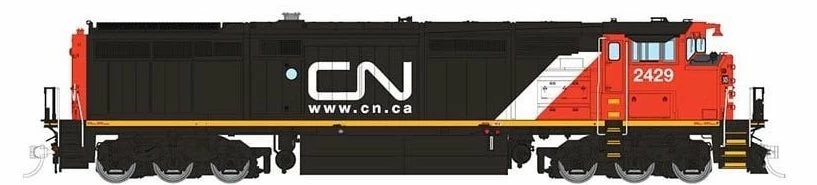 Rapido Trains 24008 HO Scale GE Dash 8-40CM Canadian National "Website" CN 2429 1 Rapido Trains 24008 HO Scale GE Dash 8-40CM Canadian National "Website" CN 2429