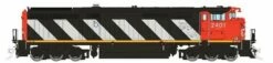 Rapido Trains 24505 HO Scale GE Dash 8-40CM Canadian National "Stripes" CN 2423 DCC Sound