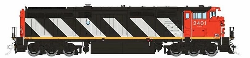 Rapido Trains 24505 HO Scale GE Dash 8-40CM Canadian National "Stripes" CN 2423 DCC Sound 1 Rapido Trains 24505 HO Scale GE Dash 8-40CM Canadian National "Stripes" CN 2423 DCC Sound
