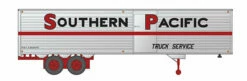 Rapido Trains 403052 HO Scale 40' Fruehauf Fluted Side Van Trailer Southern Pacific SP