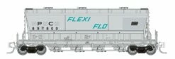 Rapido Trains 533005A N Scale PD3500 Flexi Flo Covered Hopper Penn Central (ex NYC) PC # Varies