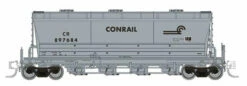 Rapido Trains 533008A N Scale PD3500 Flexi Flo Covered Hopper Conrail (Late) CR # Varies