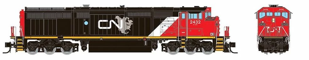 Rapido Trains 540042 N Scale GE Dash 8-40CM Canadian National "North America" CN 2440 2 Rapido Trains 540042 N Scale GE Dash 8-40CM Canadian National "North America" CN 2440 - Image 2