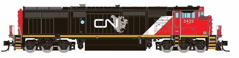 Rapido Trains 540042 N Scale GE Dash 8-40CM Canadian National "North America" CN 2440 1 Rapido Trains 540042 N Scale GE Dash 8-40CM Canadian National "North America" CN 2440