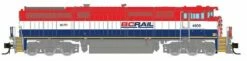 Rapido Trains 540550 N Scale GE Dash 8-40CM "Frame Stripe" BC Rail 4621 With DCC And Sound