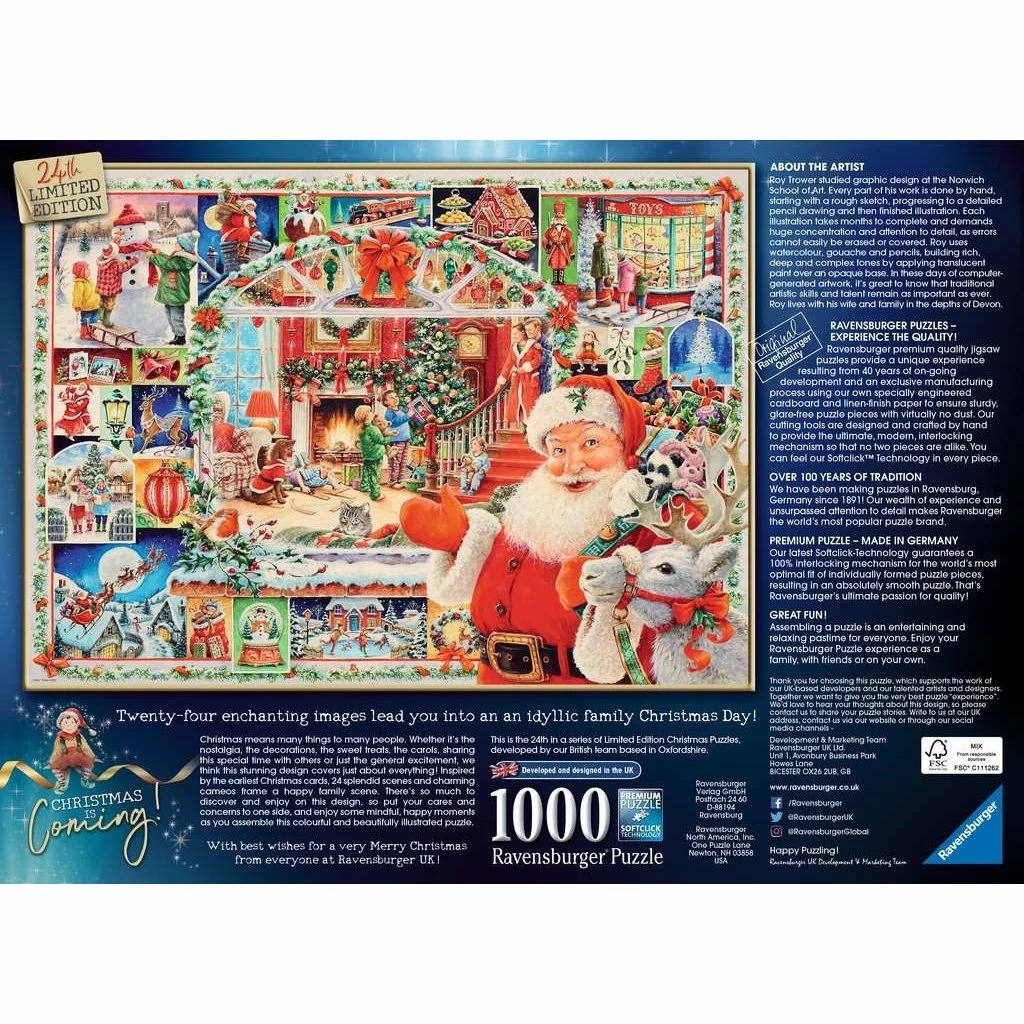 CHRISTMAS IS COMING! 1000 PIECE PUZZLE 3 CHRISTMAS IS COMING! 1000 PIECE PUZZLE - Image 3