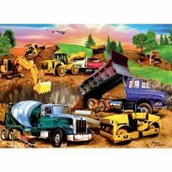CONSTRUCTION CROWD 60 PIECE PUZZLE