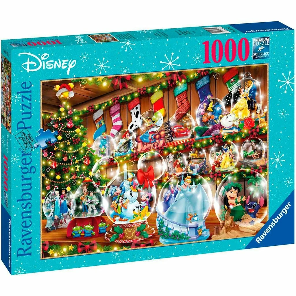 DISNEY SNOW GLOBES 1000 PIECE PUZZLE 2 DISNEY SNOW GLOBES 1000 PIECE PUZZLE - Image 2