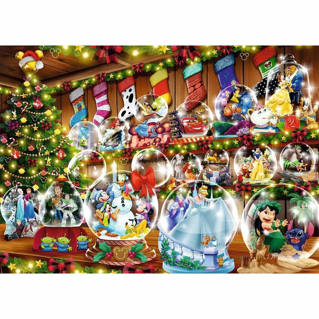 DISNEY SNOW GLOBES 1000 PIECE PUZZLE 3 DISNEY SNOW GLOBES 1000 PIECE PUZZLE - Image 3