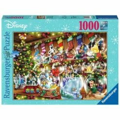 DISNEY SNOW GLOBES 1000 PIECE PUZZLE