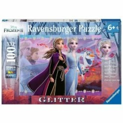 FROZEN 2: 100 PIECE GLITTER PUZZLE