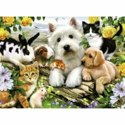 HAPPY ANIMAL BUDDIES 300 PIECE PUZZLE