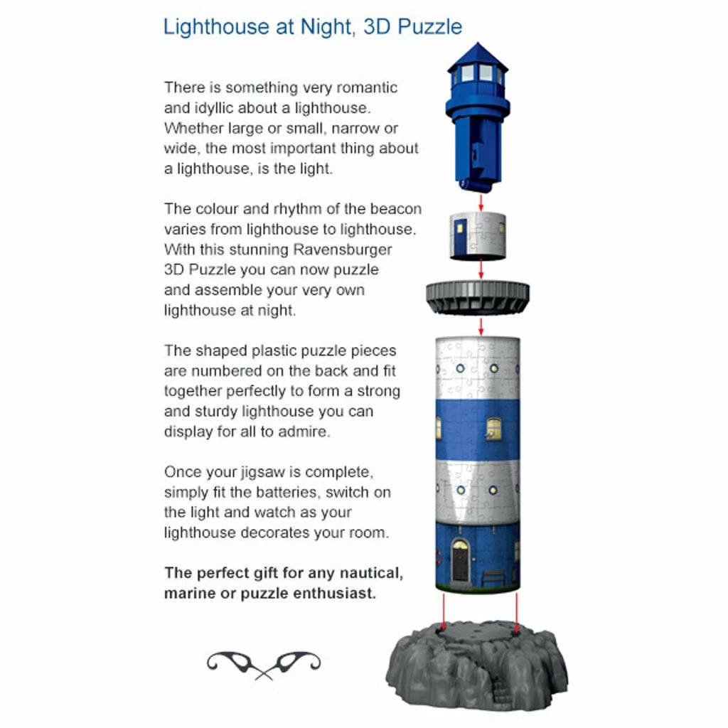 LIGHTHOUSE NIGHT EDITION 3D PUZZLE 4 LIGHTHOUSE NIGHT EDITION 3D PUZZLE - Image 4